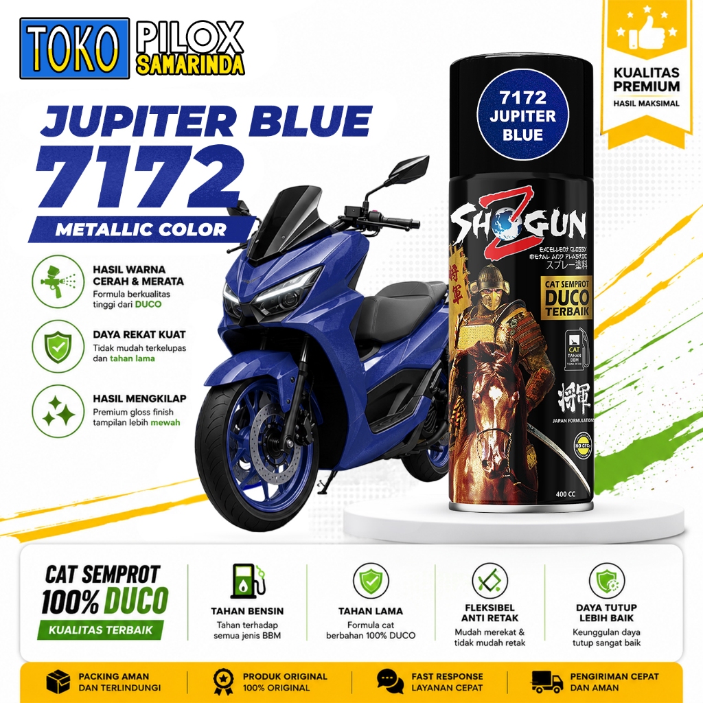 Cat Semprot Pilox Biru Yamaha Jupiter - Shogun Z Duco Jupiter Blue 7172
