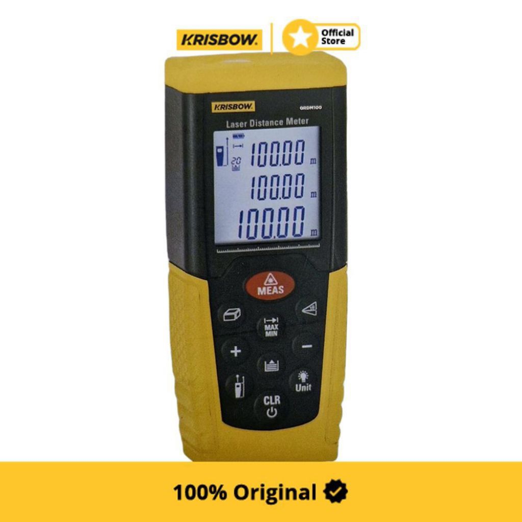 krisbow meteran laser digital 100 M