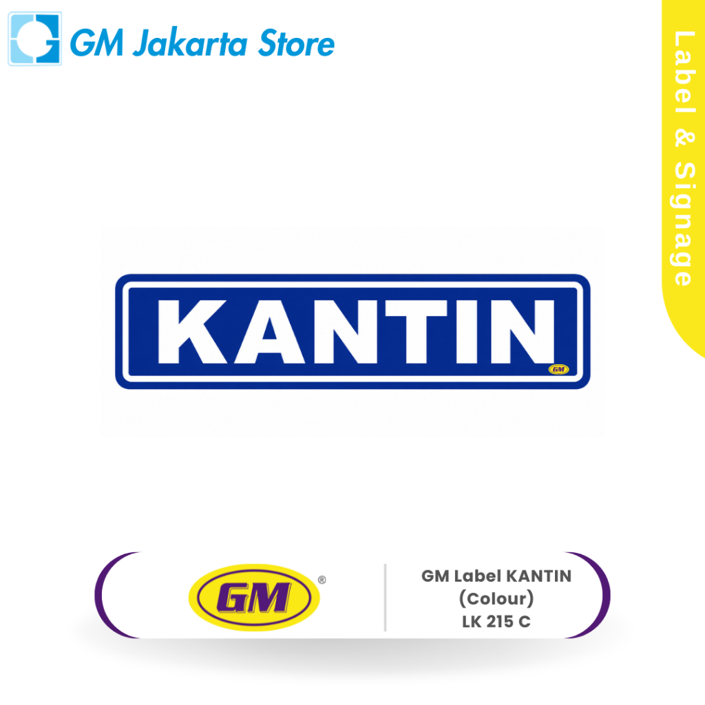 GM Label KANTIN (Colour) LK 215 C