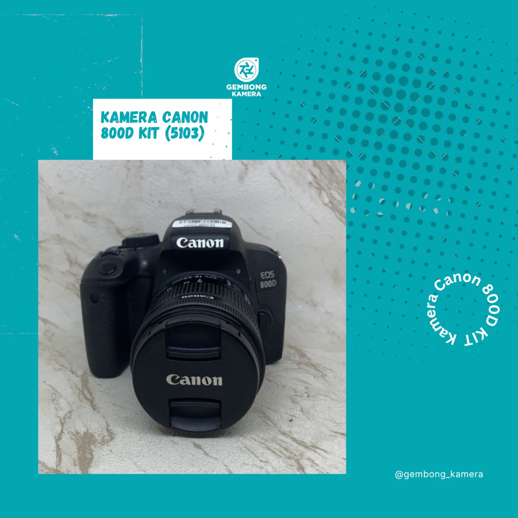 KAMERA CANON 800D KIT MURAH MANTAP (5103)