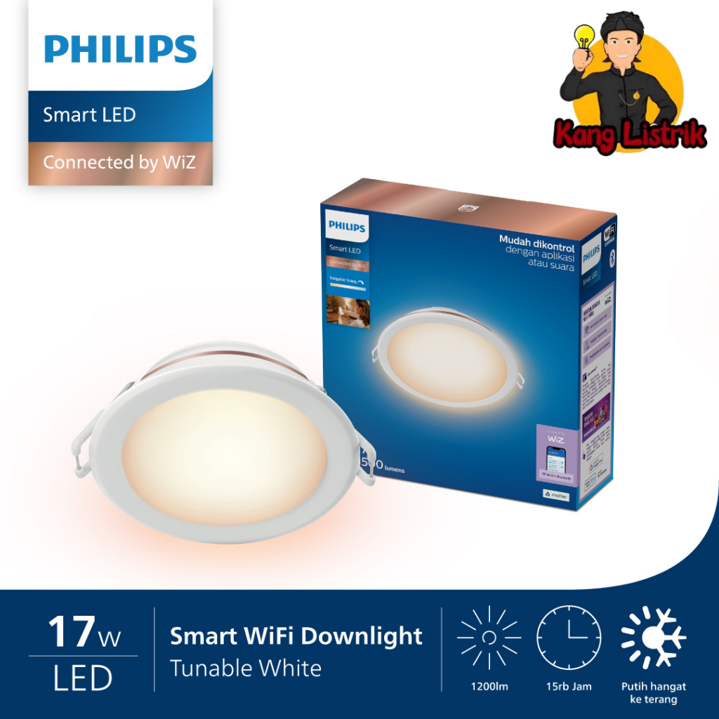 Downlight Philips Smart Wifi 17W / LED Panel Philips 17W WIFI