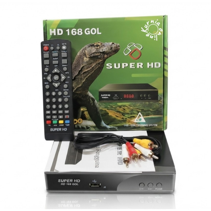 STB SET TOP BOX LGSAT SUPERHD KOMODO 168 DVB T2