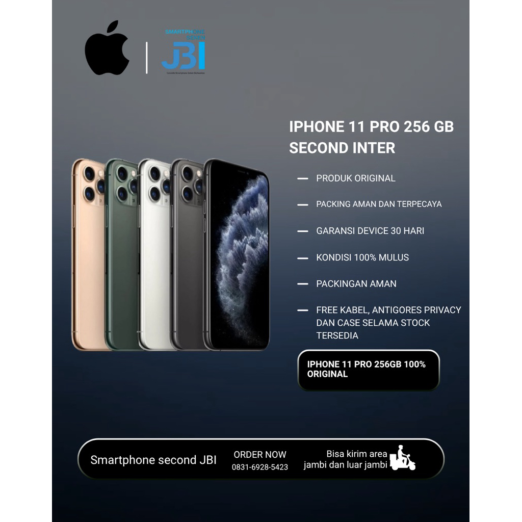 SMARTPHONE JBI / IPHONE 11 PRO 256GB SECOND INTER