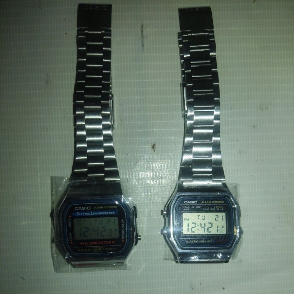 casio a168 & casio a158