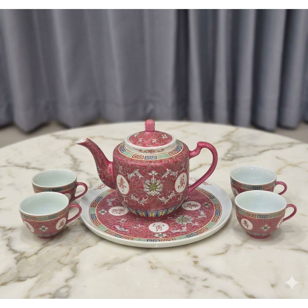 Teko set teh tea pai original china