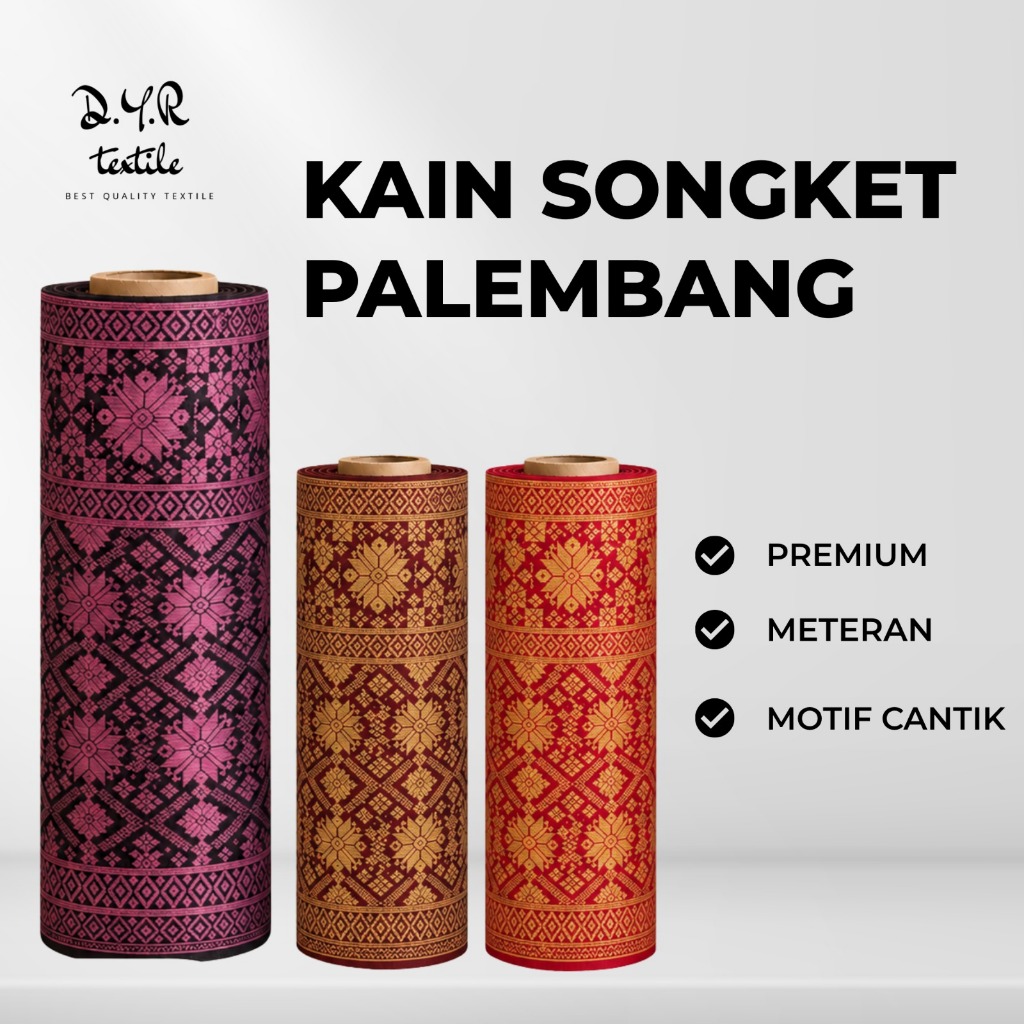 DYR Textile | Songket Palembang Meteran