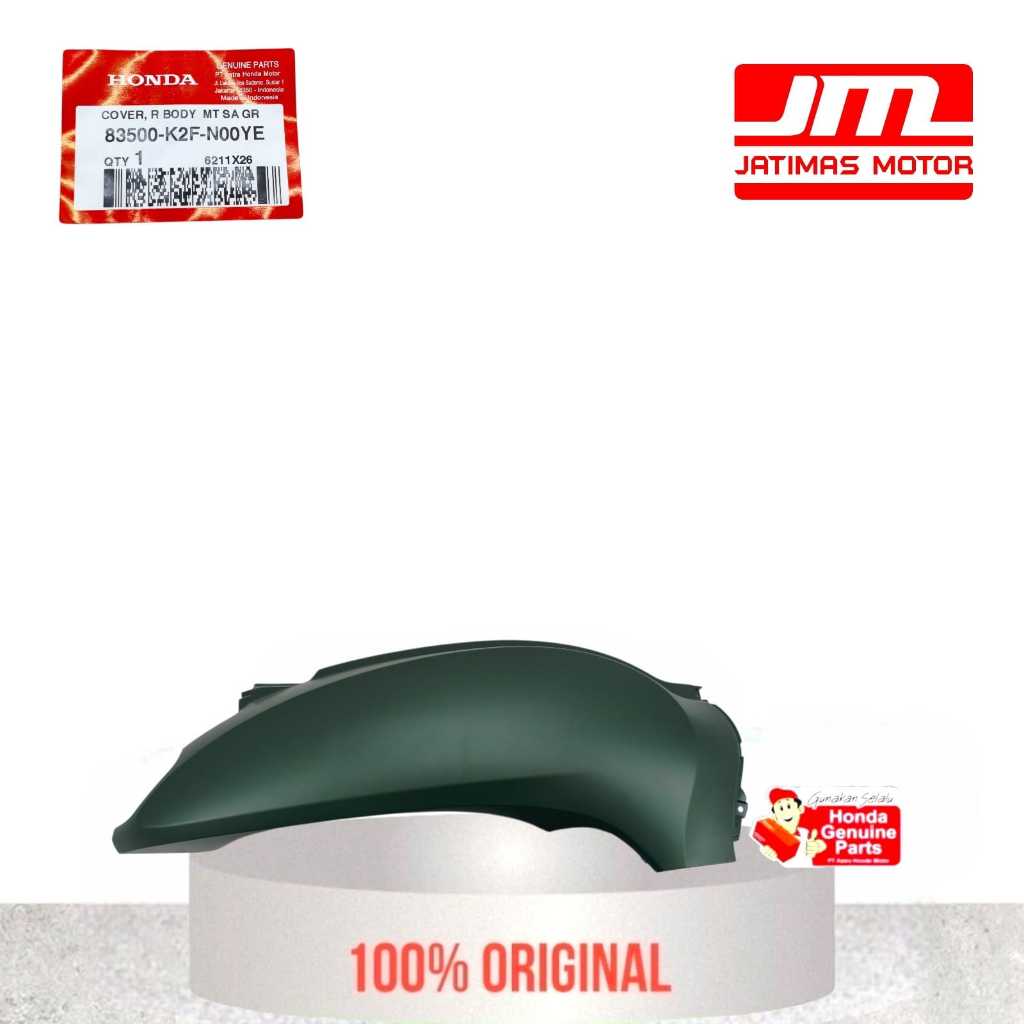 83500-K2F-N00YE 83600-K2F-N00YE Cover Body Scoopy K2F Hijau Doff