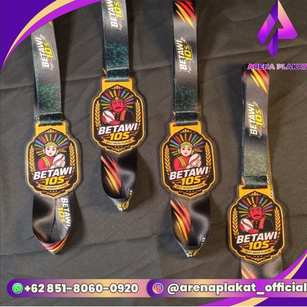 Medali, Medali Akrilik Custom, Acara Sekolahan. Piagam Wisuda, Hadiah Kelulusan, Event Bola Futsal