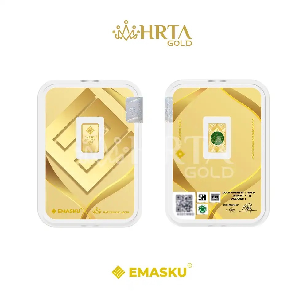 Logam Mulia Emasku 1 gram LM Hartadinata Abadi Gold 24K