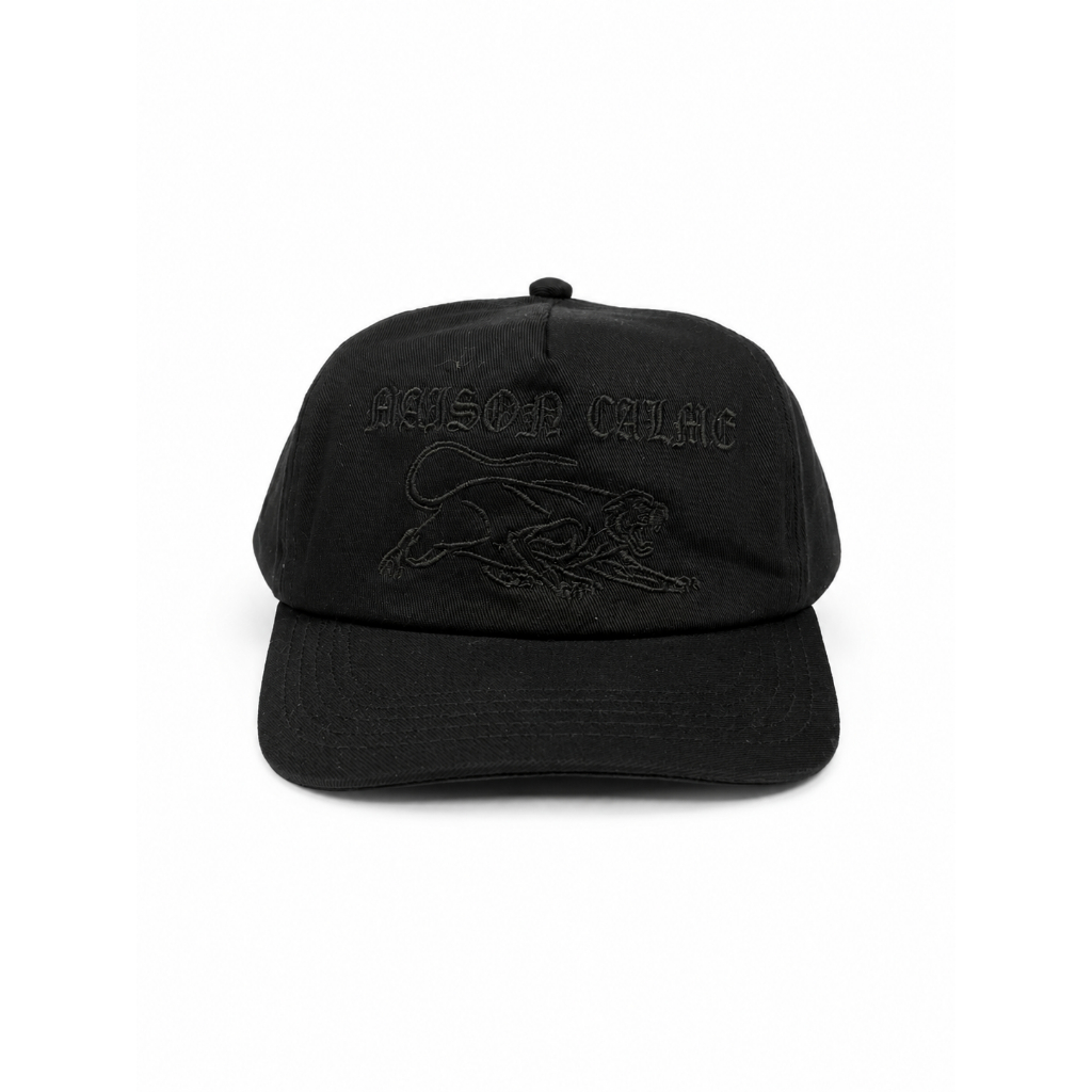 Maison Calme - Black Snap back - Topi Snapback Unisex