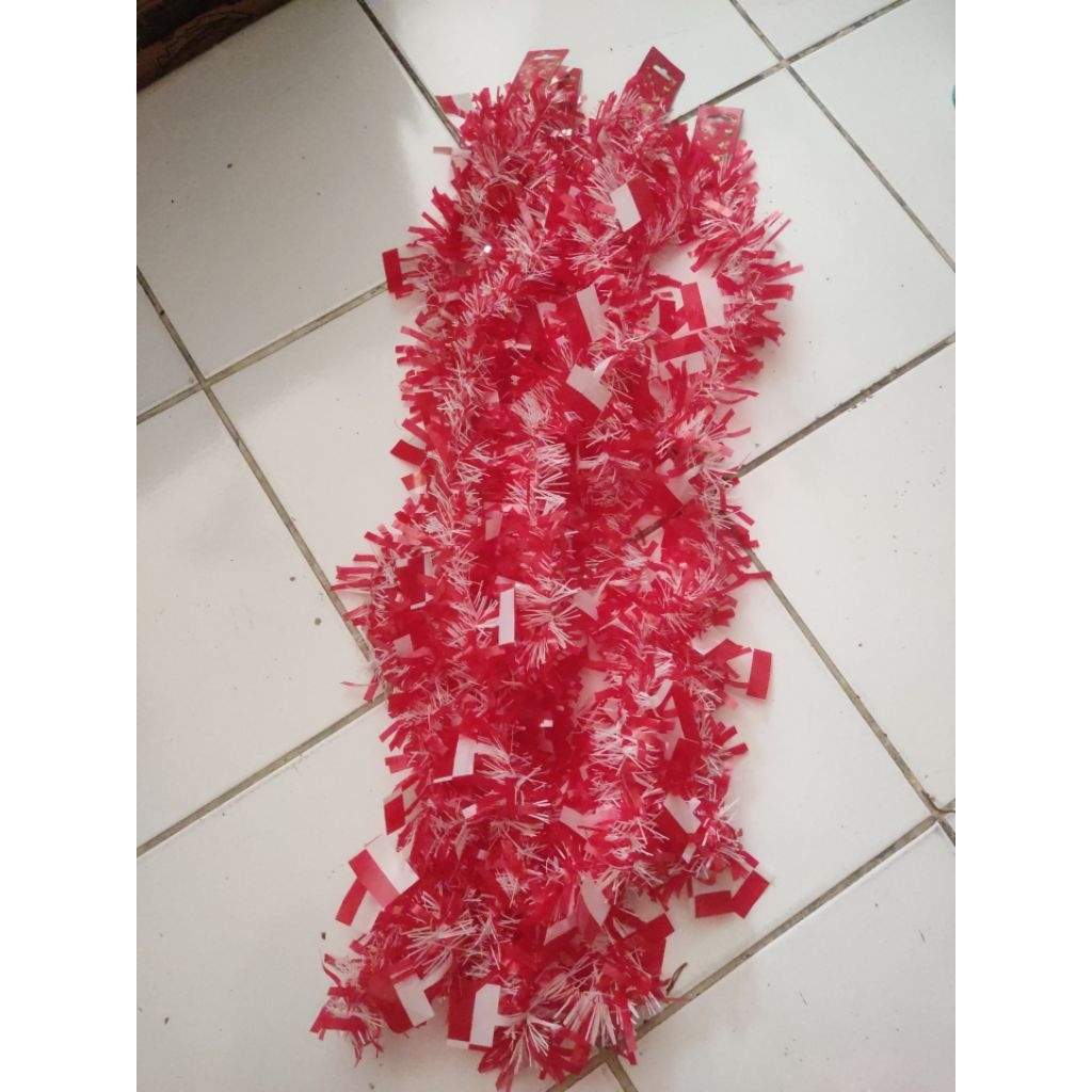 Rumbai Slinger merah putih panjang 2 meter