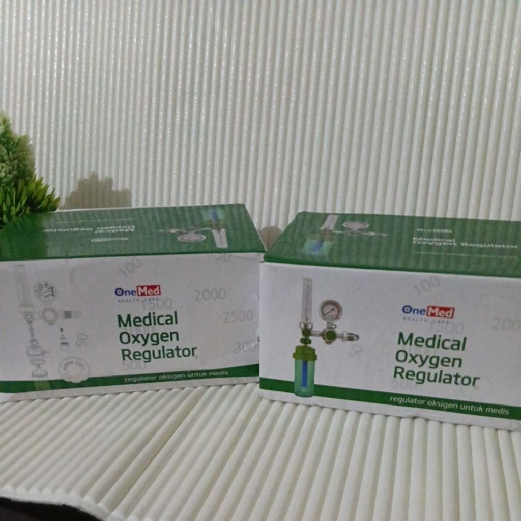 Onemed Regulator Oxygen medis/Regulator Tabung Oksigen/Meteran Tabung Oksigen