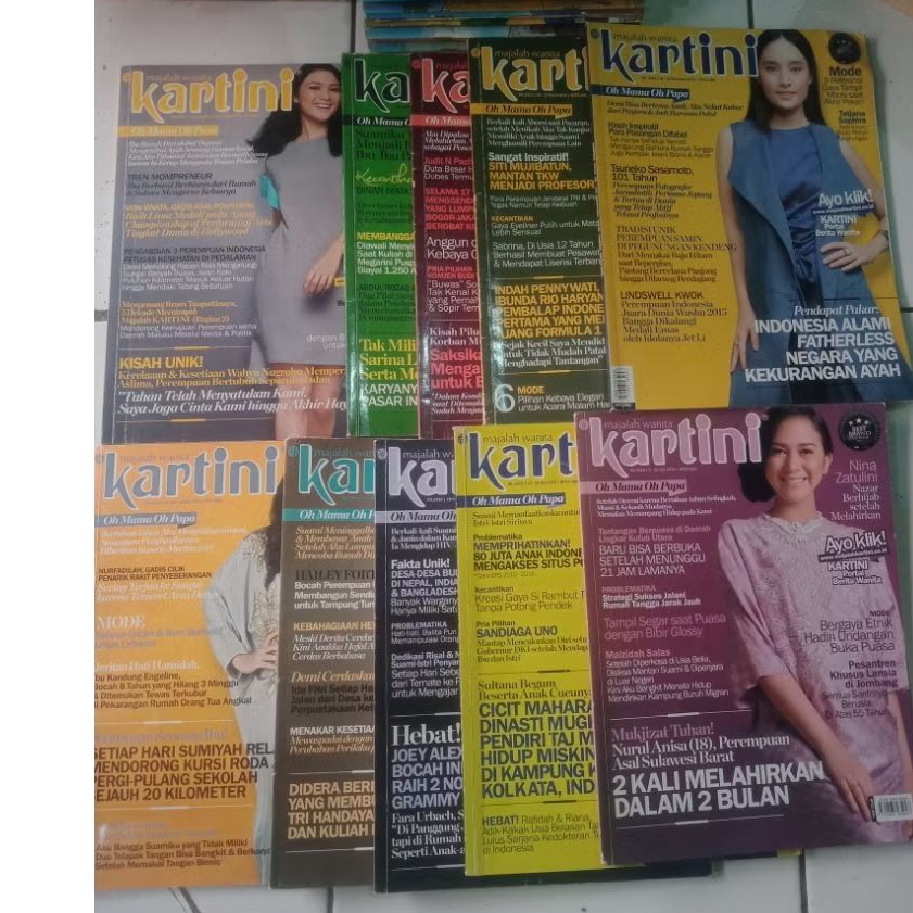 Majalah Kartini Edisi Tahun 2015/2016