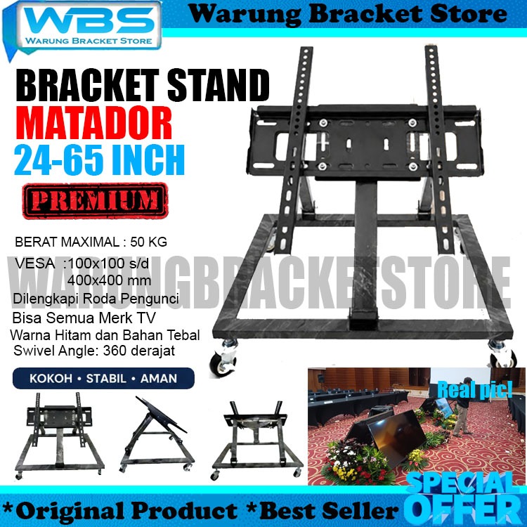 Bracket Tv Standing / Standing Bracket TV / Stand Panggung /Stand Meeting Room /Bracket Stand