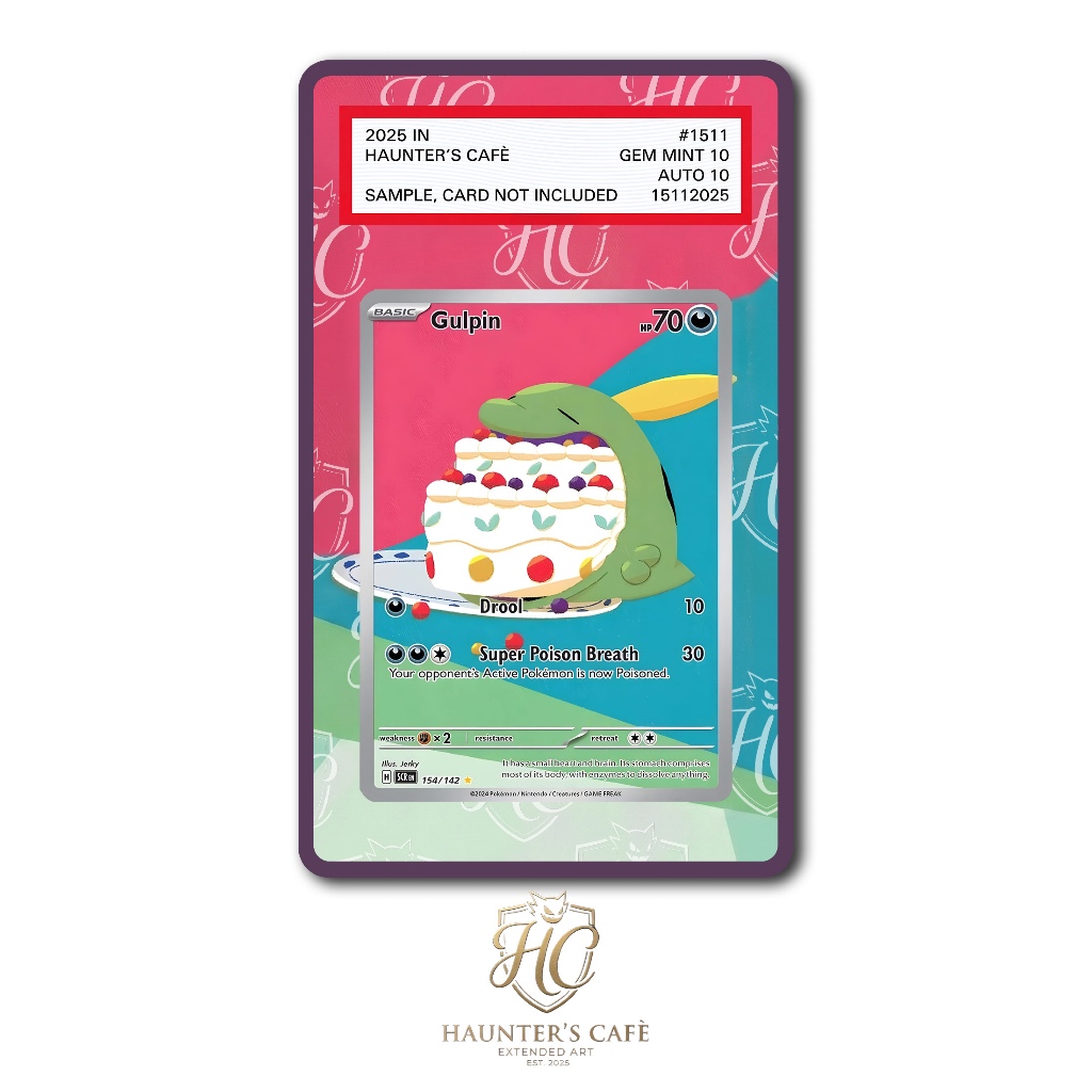 Gulpin #154 Pokemon Stellar Crown (Custom Extended Art)