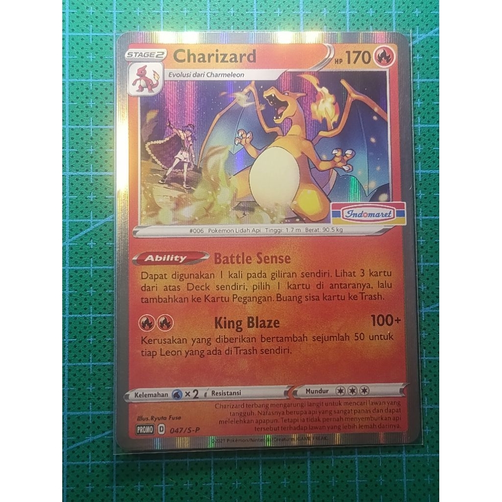 Kartu Pokemon Indonesia Charizard Promo Indomaret