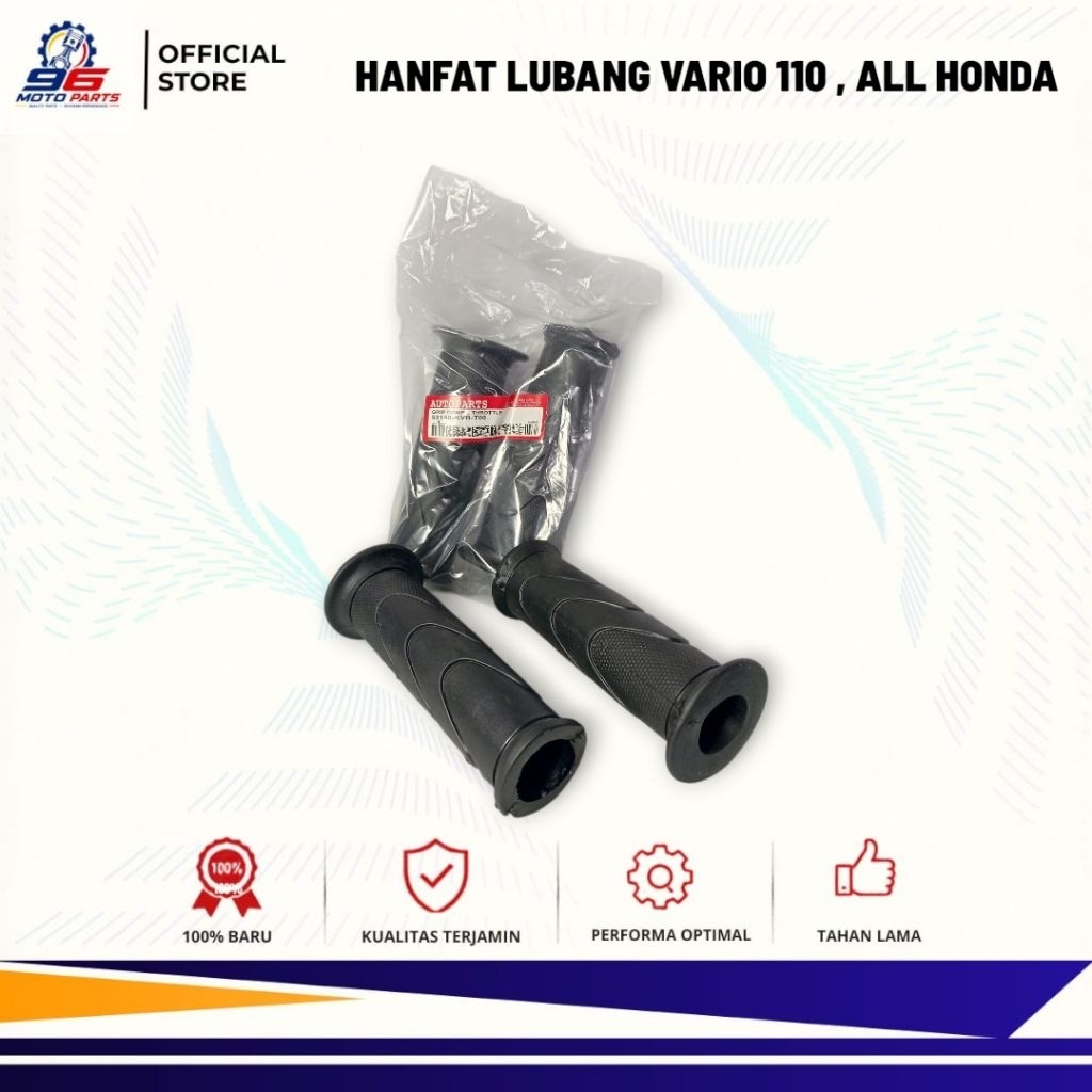 Grip Motor Hand Grip Hangrip Handfat Hitam Model Standart Honda vario kvb Autopart Beat fi Beat old