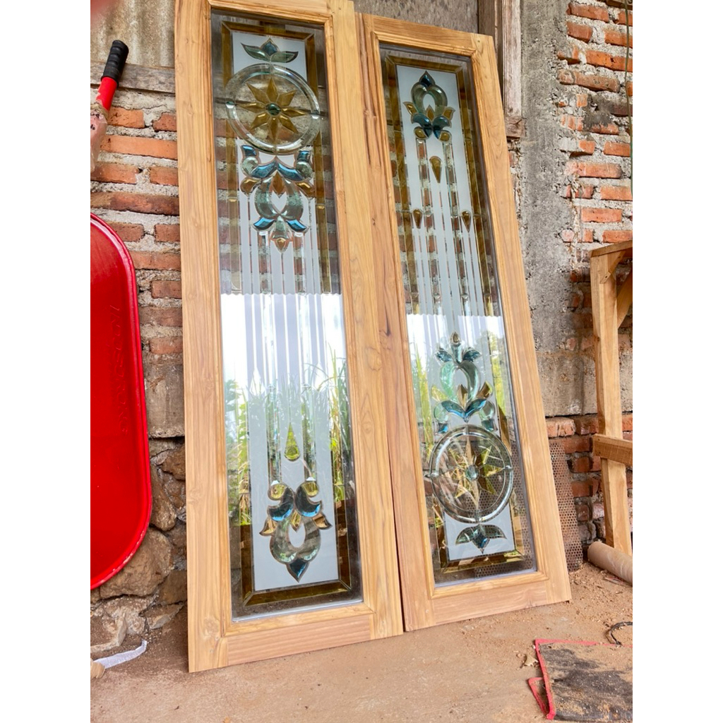CENDELA KACA INLAY
