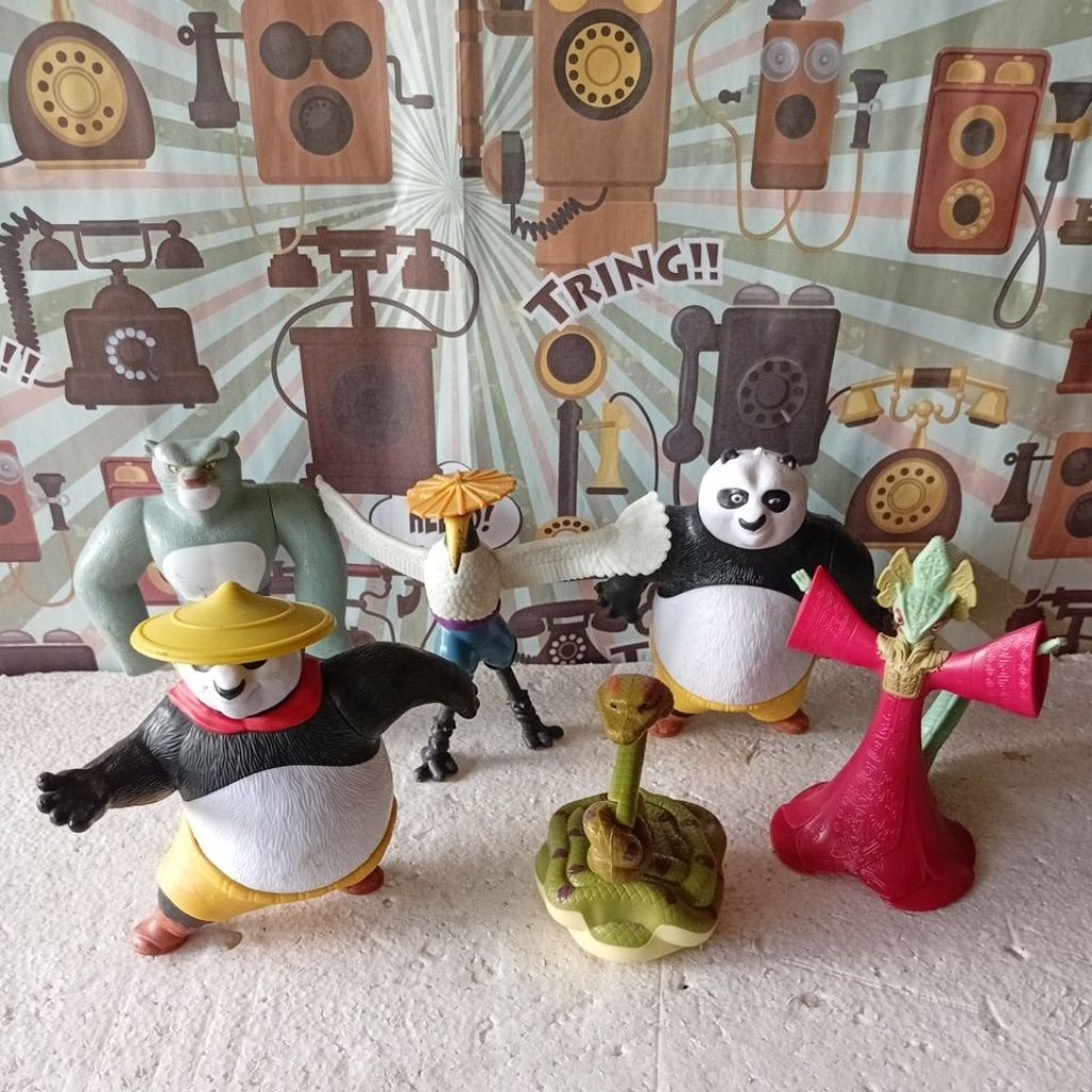 Kungu fu panda mcd takeall 6pcs