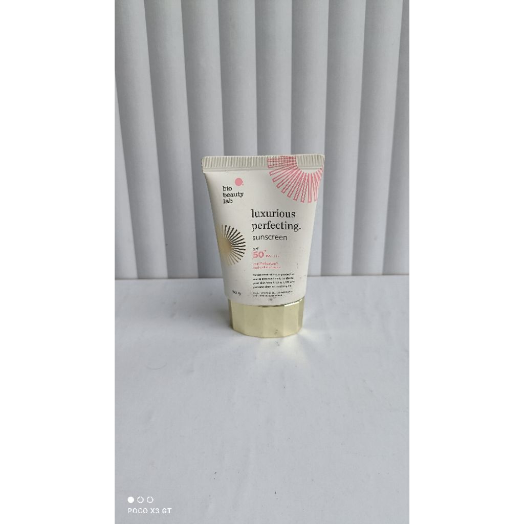 preloved bio beauty lab luxurious perfecting sunscreen