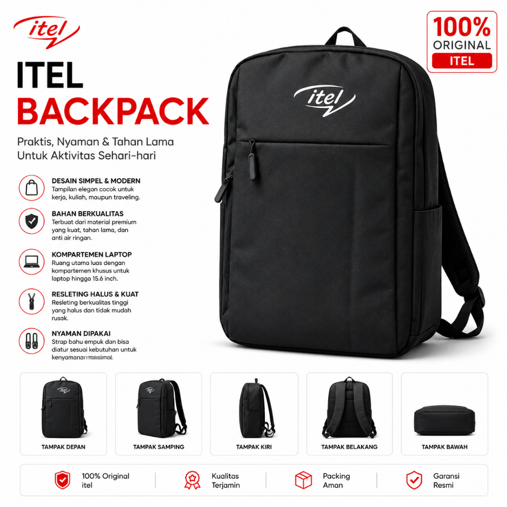 Tas Rangsel Tas laptop Tas itel Ori