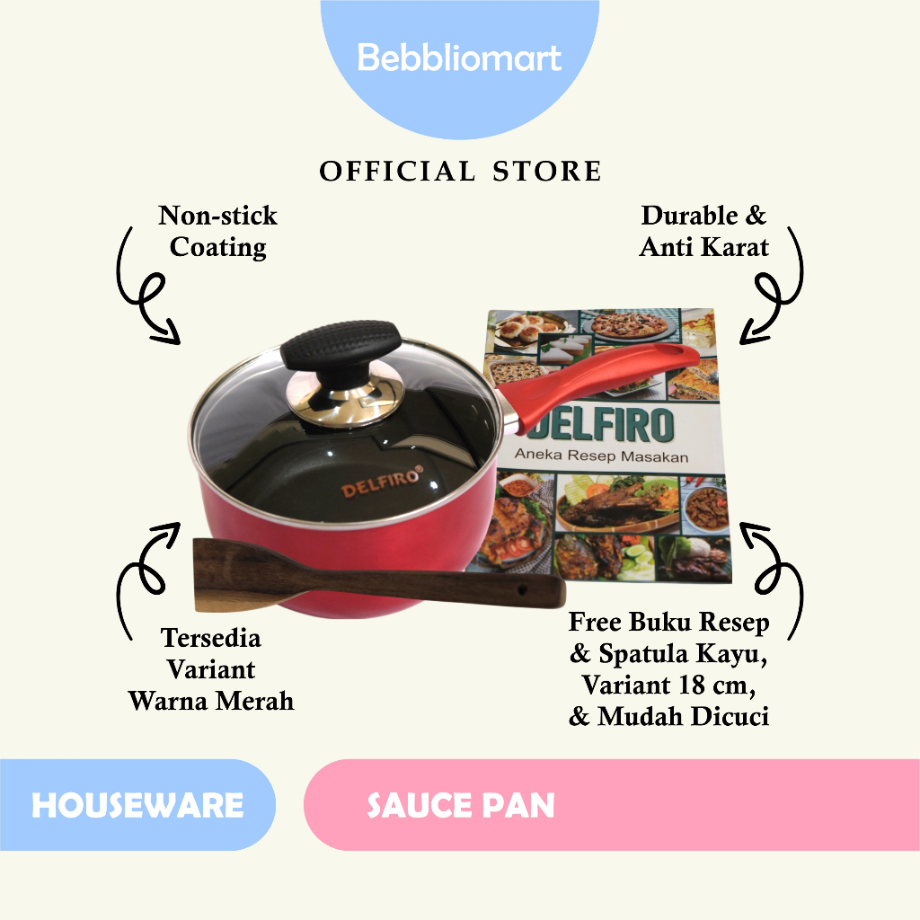 Delfiro Sauce Pan 18