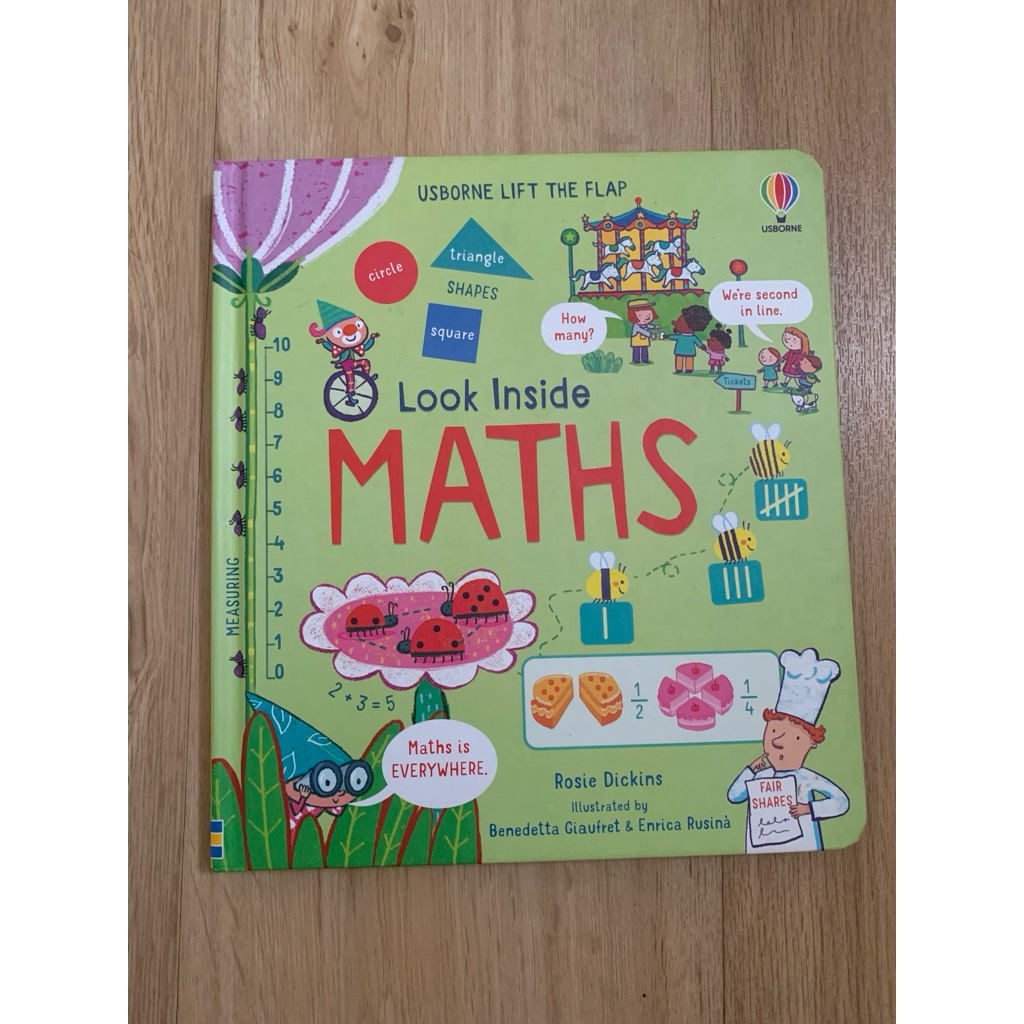 Buku Anak Prelved Look Inside MATHS Usborne