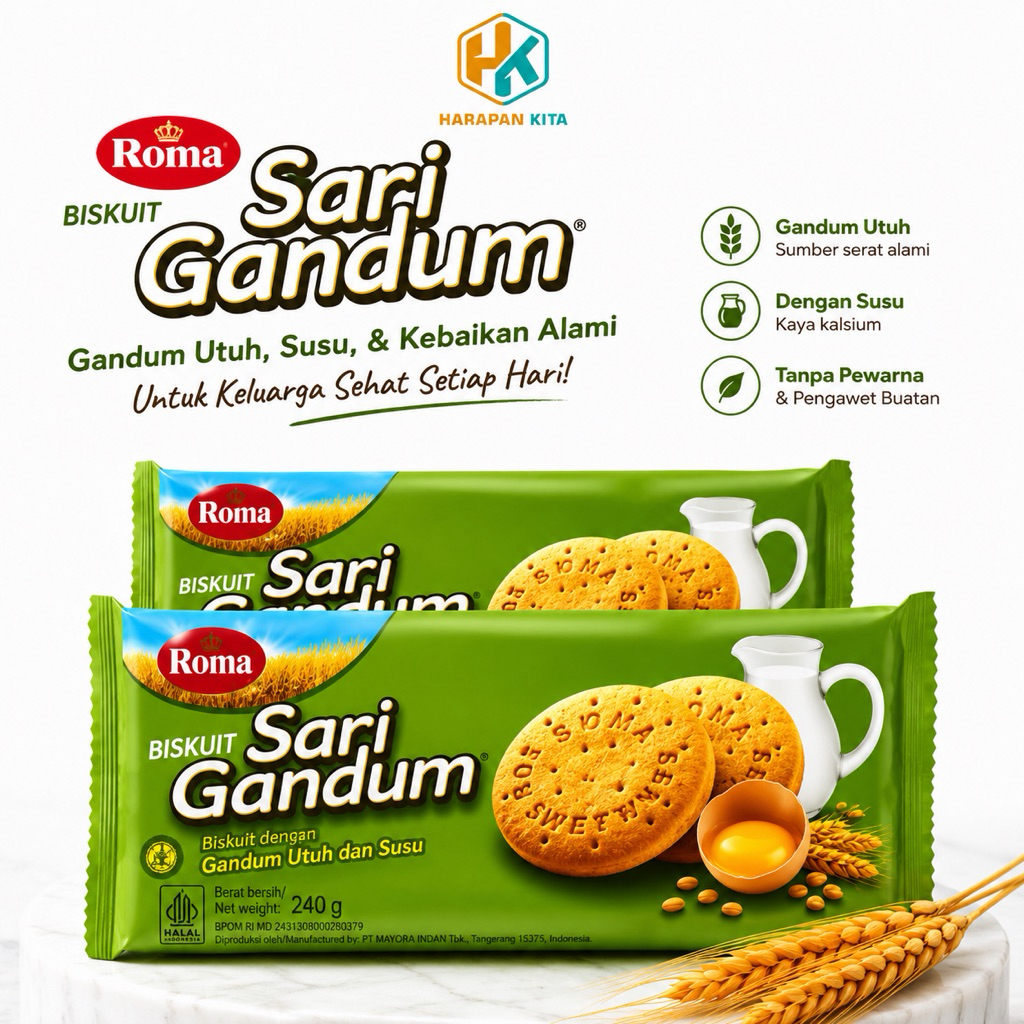 Roma Sari Gandum 240gr