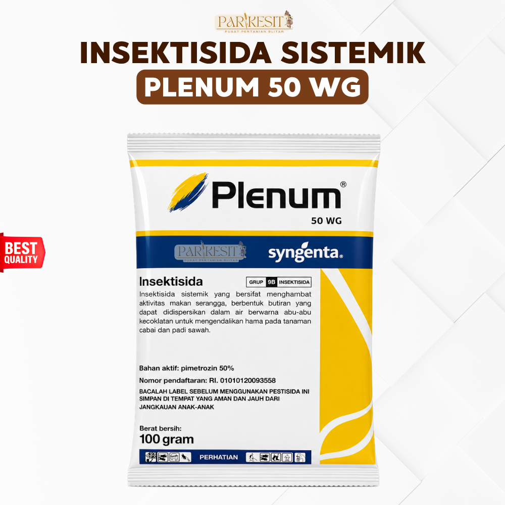 Obat Hama Tanaman Plenum 50 WG 100g | Insektisida Sistemik untuk Sayur, Buah & Padi