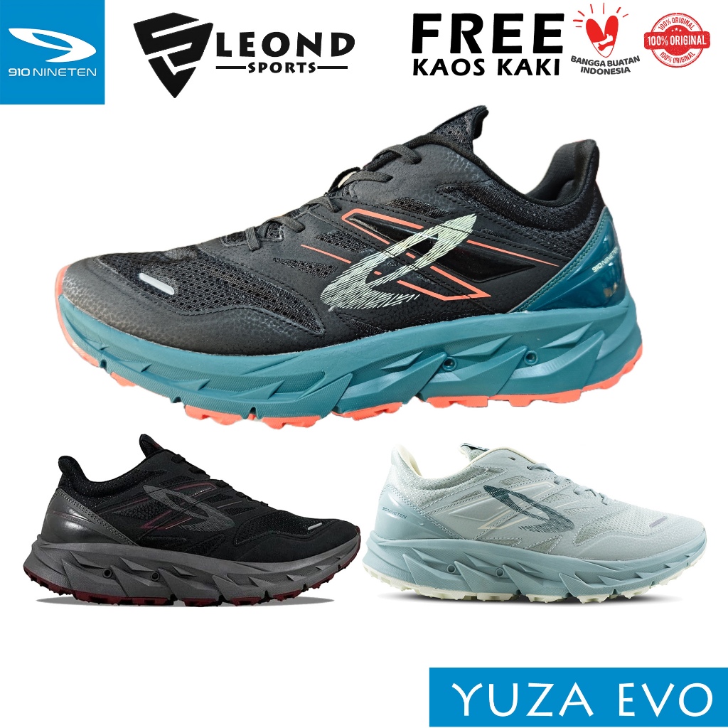 Sepatu Running Trail  910 Nineten Yuza Evo Original Sepatu Trail Runing 910 Nineten Yuza Sepatu Outd