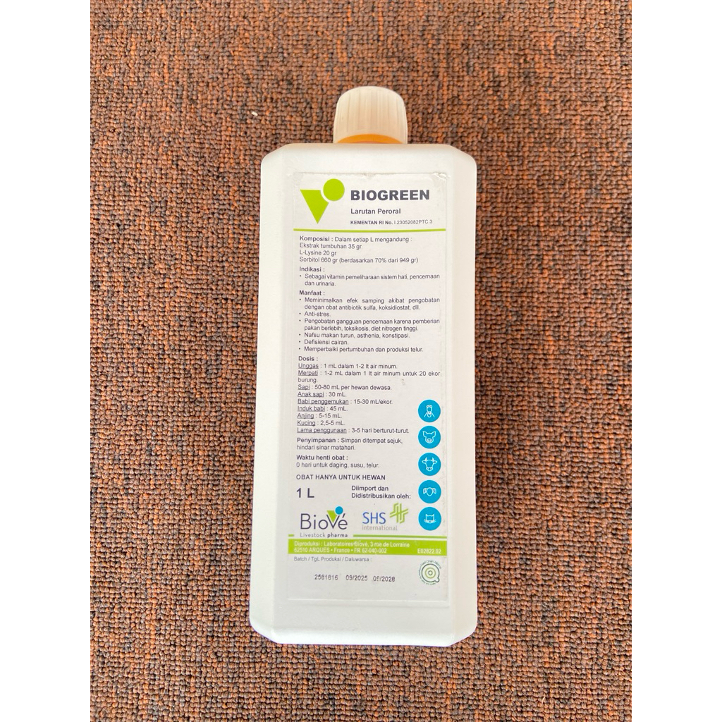 BIOGREEN 1 liter exp