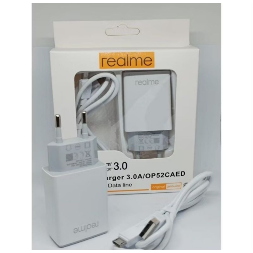CHARGER CASAN HP REALME 51 5 5S MICRO USB TRAVEL CHARGER CASAN ORI