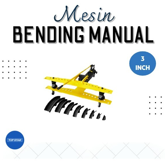MESIN BENDING MANUAL PIPA / PEMBENGKOK PIPA HIDROLIK 3 INCH