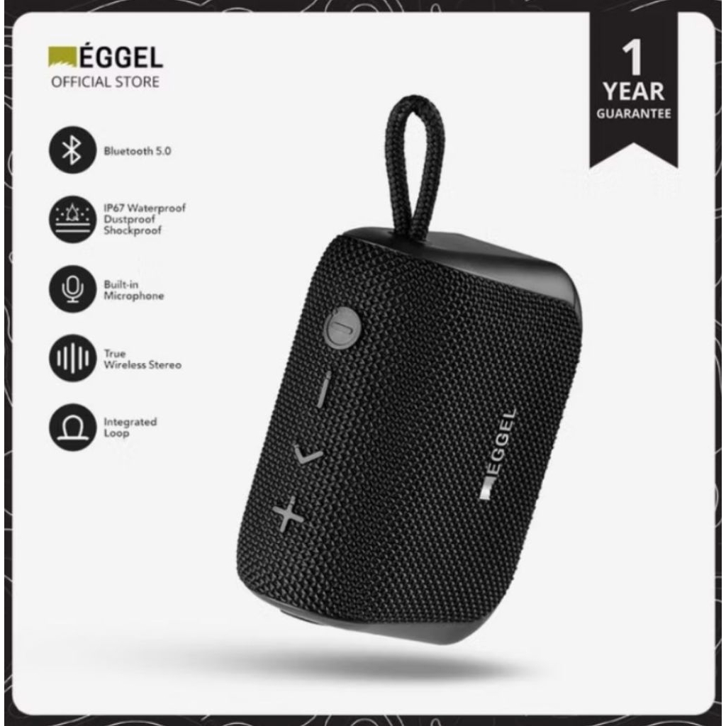 Eggle fit 3 waterproof bluetooth speaker with RGB lights