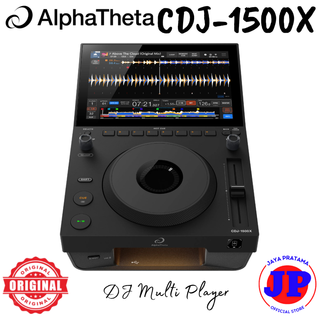 Multi Player AlphaTheta Pioneer DJ CDJ-1500X DJ Multi Player Alpha Theta Pioneer DJ CDJ1500X