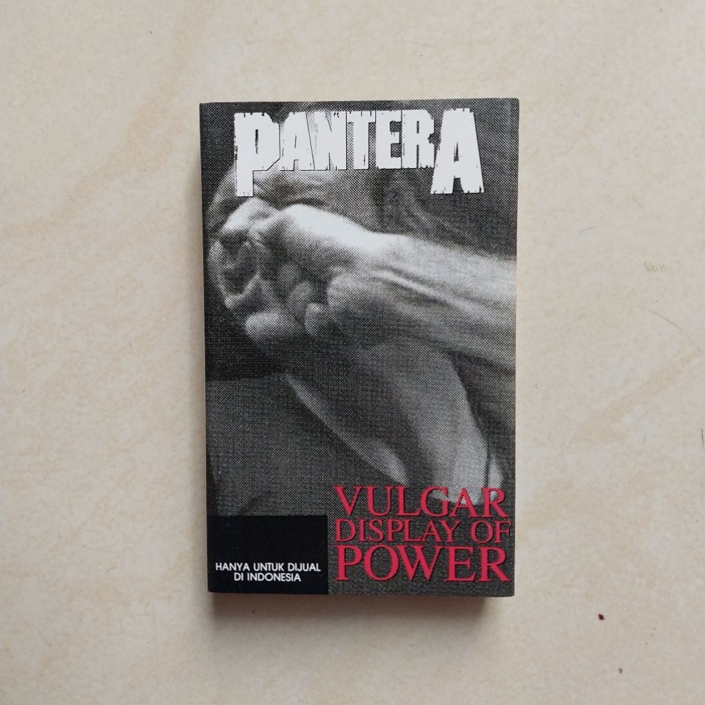 KASET PANTERA ALBUM VULGAR DISPLAY OF POWER