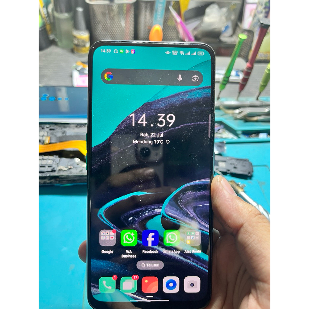 LCD Oppo Reno2 F Original Copotan