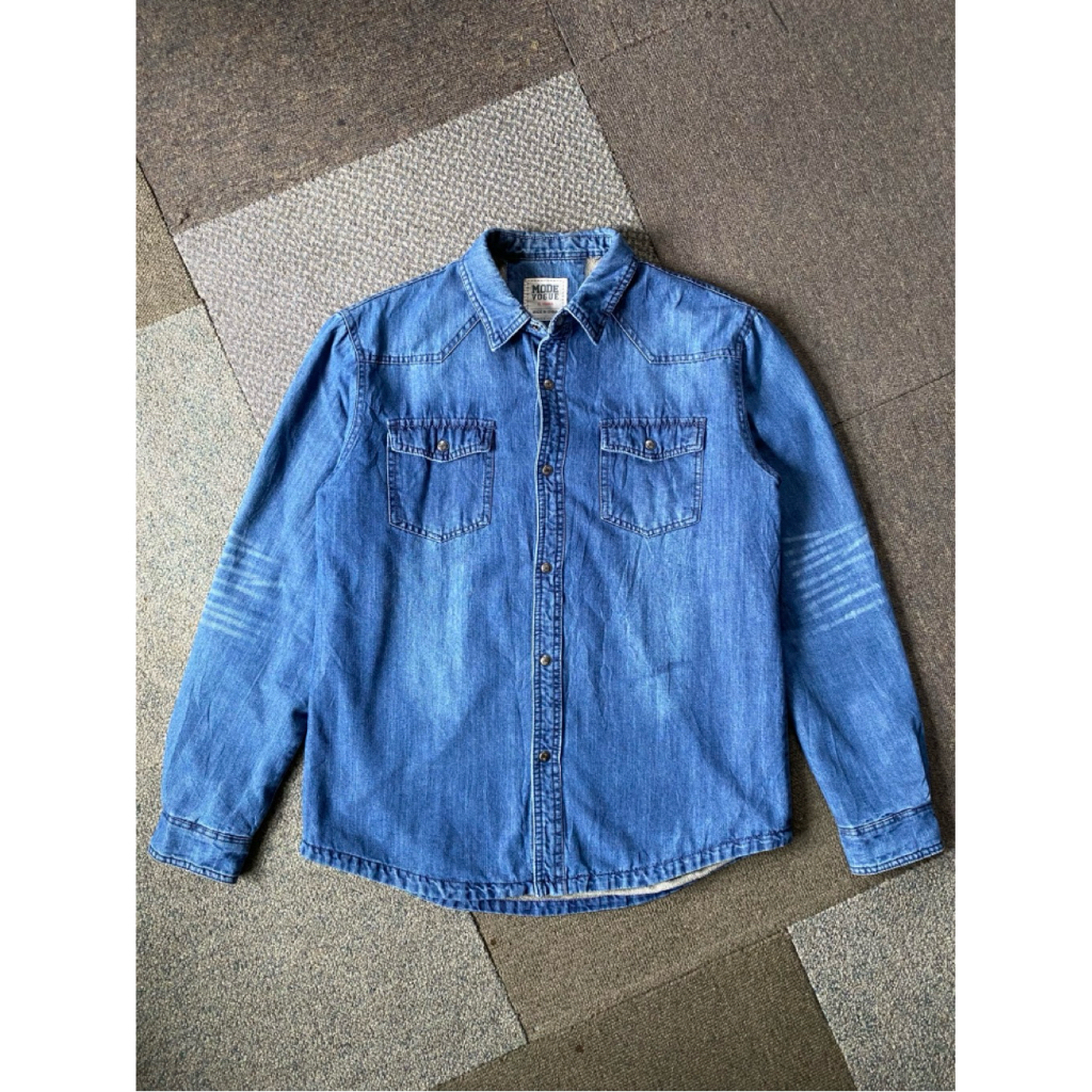 Kemeja Jaket Tebal Mode Vogue Second