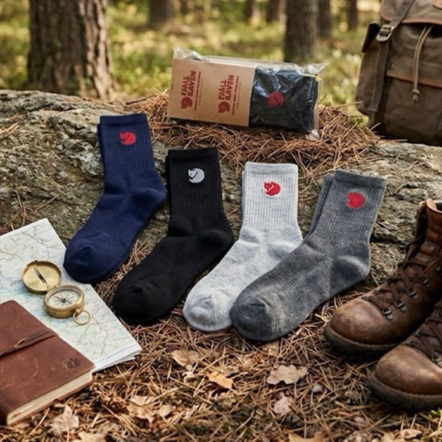Kaos kaki fjallraven coolmax / kaos kaki hiking trial run / kaos kaki  fjallraven tebal tebel hike
