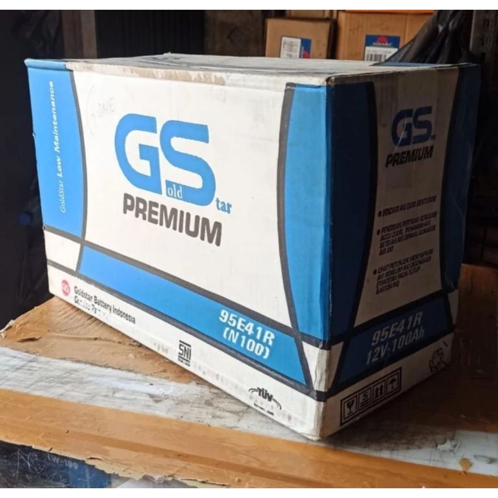 Aki Genset 12v 100ah Goldstar GS Premium N100 100 Amper