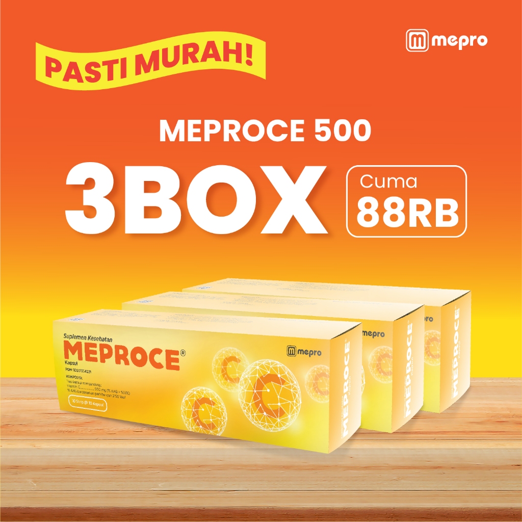 MEPROCE VITAMIN C 500mg (PROMO)
