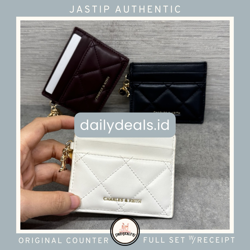 #6-50770712 Arrietty Card - Jast[p] CK ORIGINAL COUNTER DETAIL DOMPET HOLDER QUILTED STORE AUTHENTIC