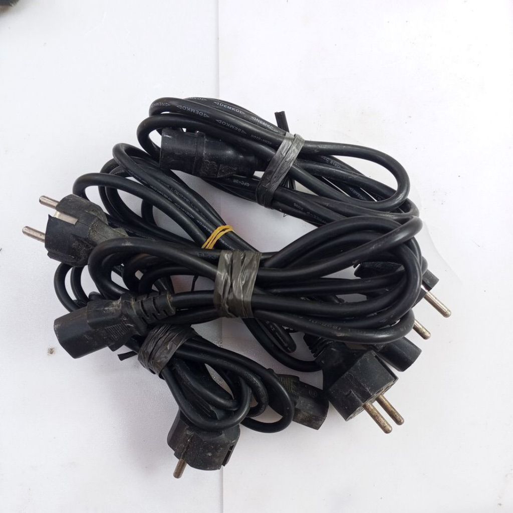 Kabel power komputer - kabel power PC monitor second normal