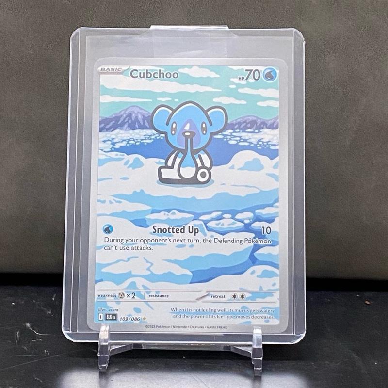 Cubchoo 109/086 AR - BLK EN Black Bolt Pokemon English