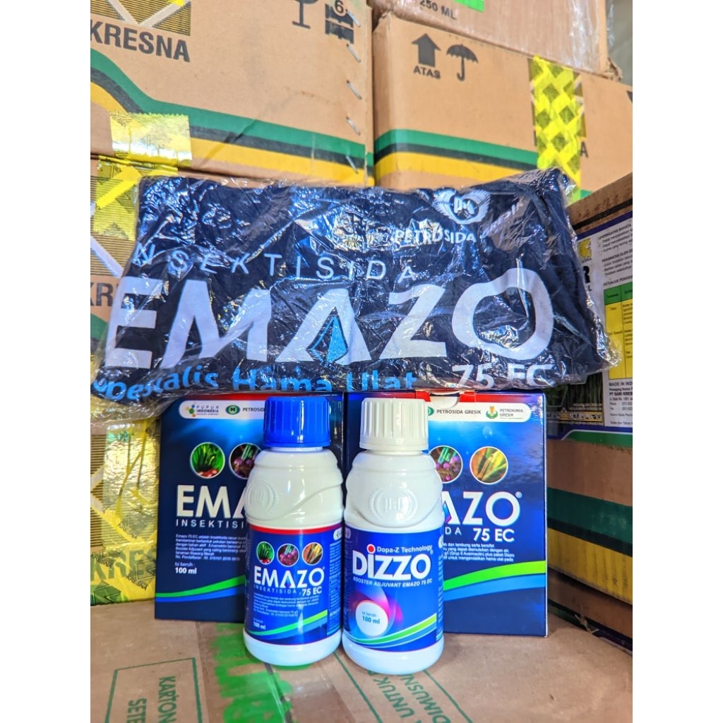 Insektisida Emazo Blue 75EC 100Ml - Gratis Baju Kaos