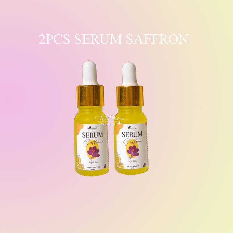 PAKET SERUM SAFFRON (2PCS) HEMAT BUNDLE | EKSTRAK BUNGA SAFRON ASLI BPOM