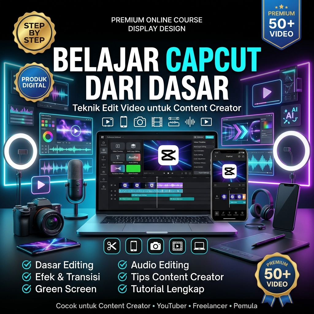 Belajar CapCut dari Dasar | Teknik Edit Video untuk Content Creator