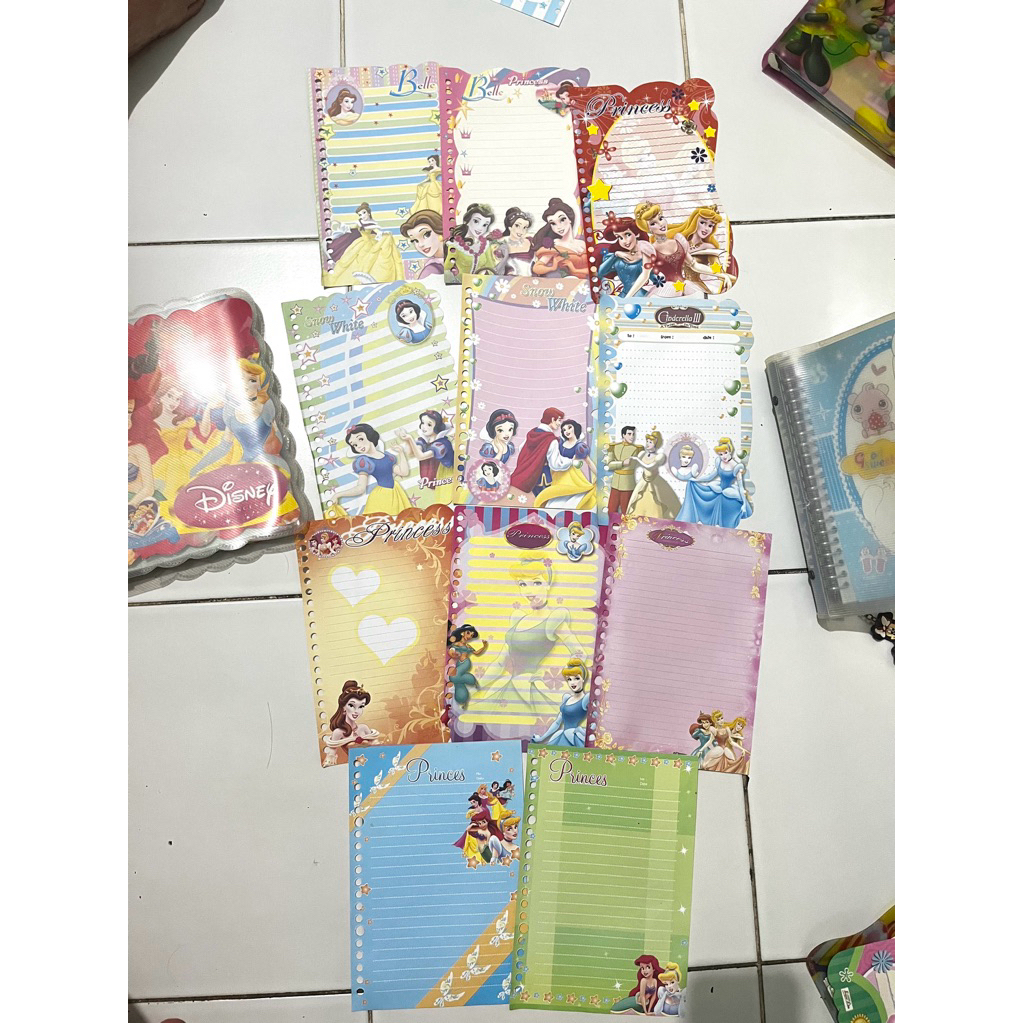 Kertas Binder Princess Jadul