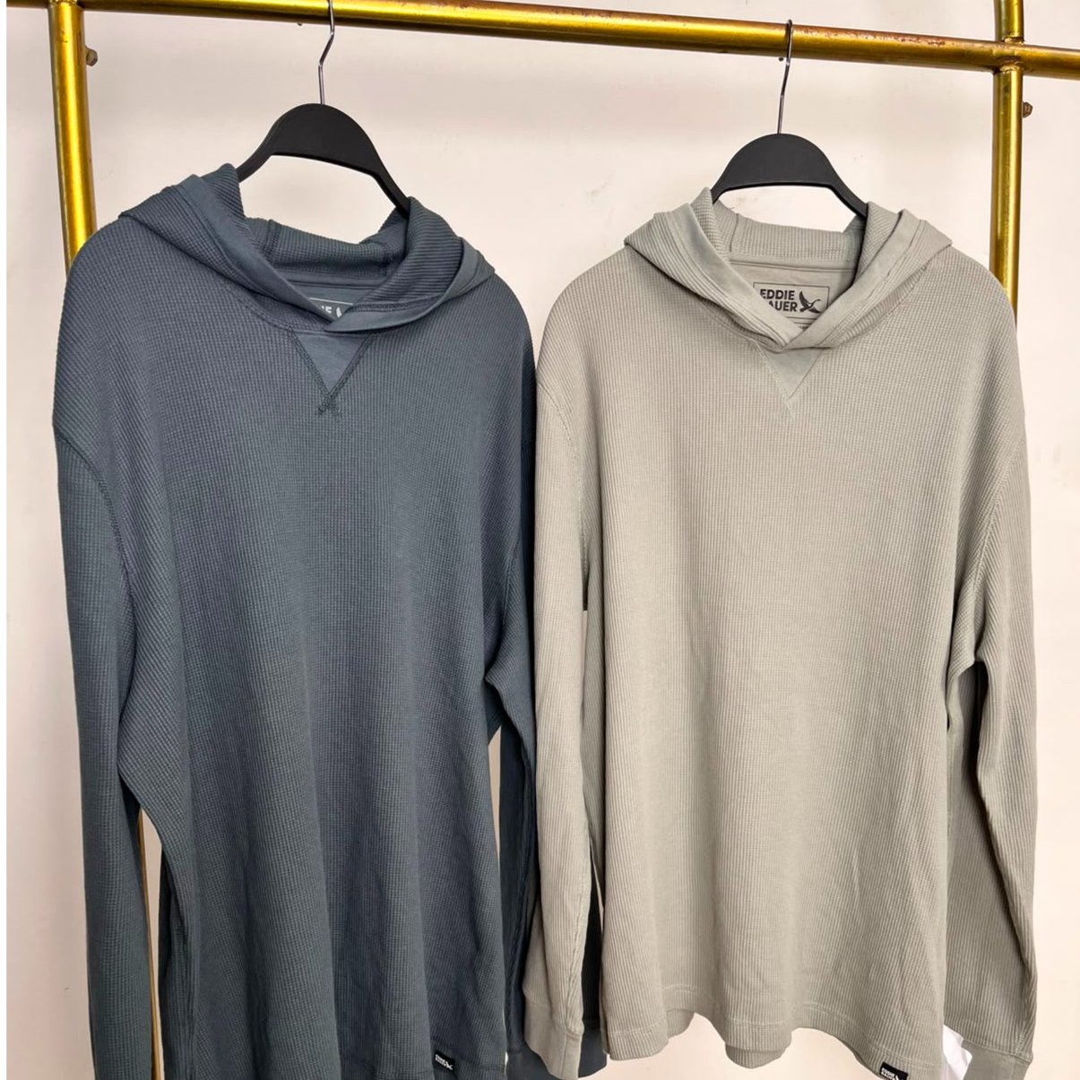 DDBR1 - EDDIE BAUER SWEATER HOODIE WAFLE - NEW ORIGINAL BRANDED