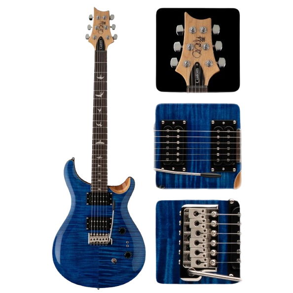 PRS SE CUSTOM 24-08 FADED BLUE GITAR ELEKTRIK